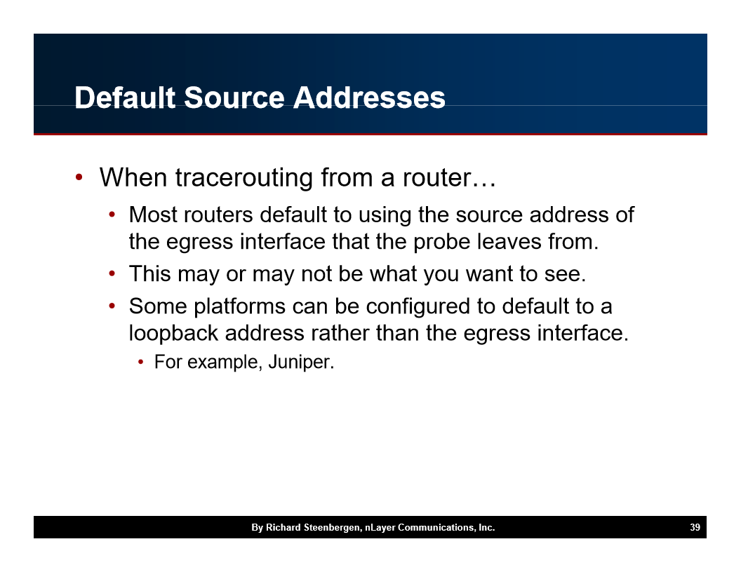 efaultSourceAddresse When tracerouting from a rout…