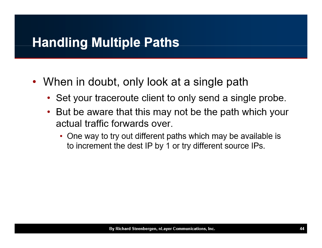 Alandling Multipleaths When in doubt, only look at…