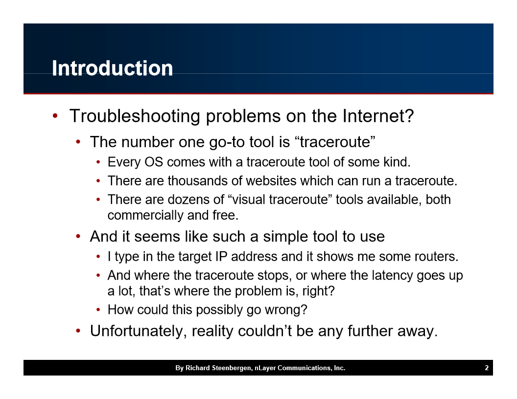 Introductio Troubleshooting problems on the Intern…